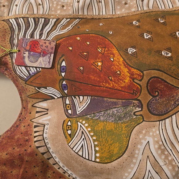 Laurel Burch Artistic Multicolor Tote Bag - Picture 2 of 6